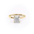 The Nelly Set With A 1.5 Carat Cushion Moissanite Sale